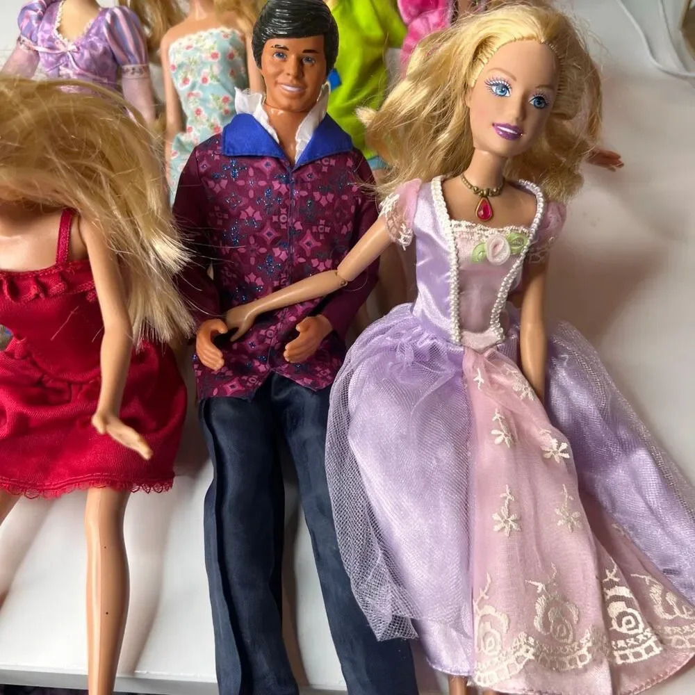 Mattel Disney BARBIE Dolls HUGE LOT 9